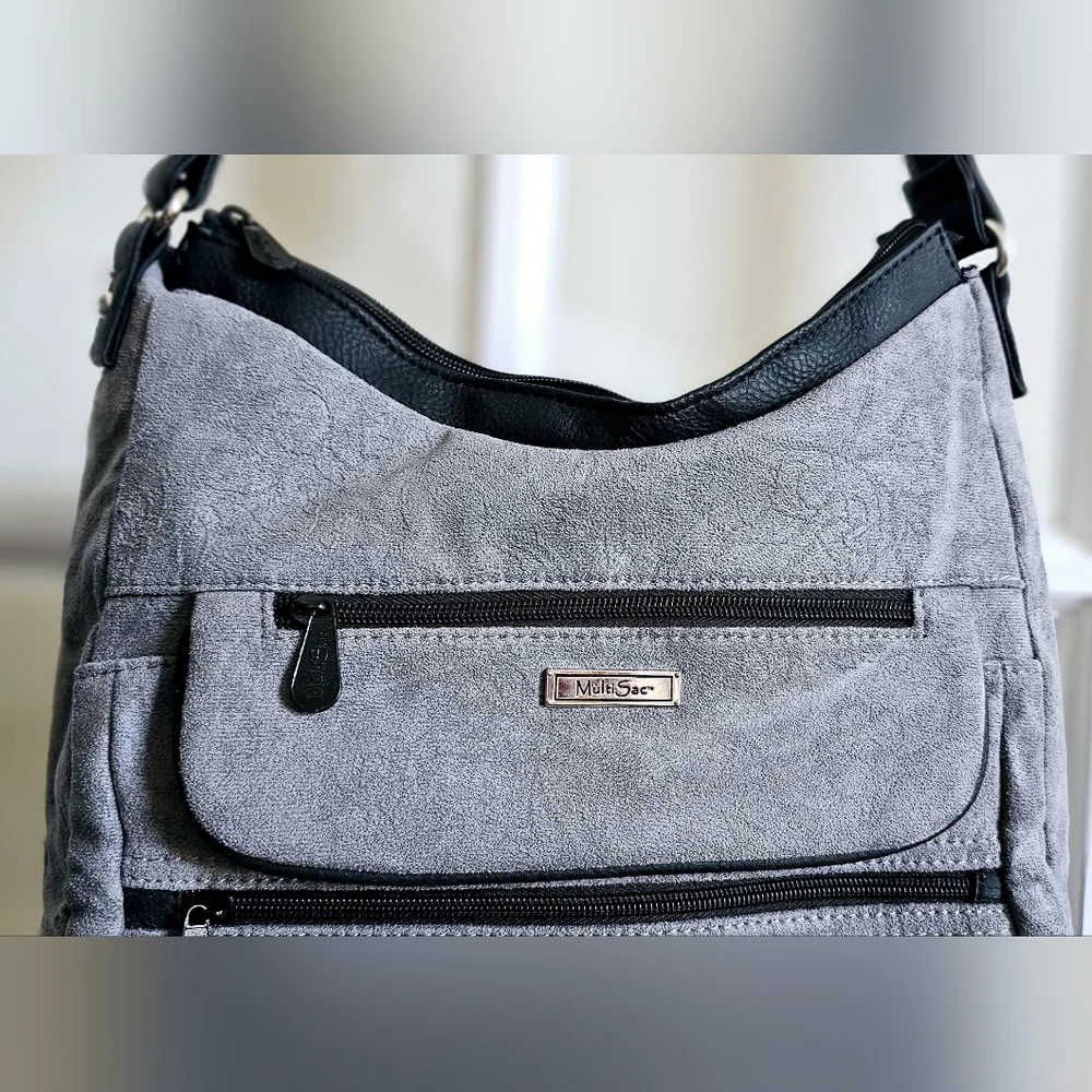 Multisac Multisac | Bags | Multisac Shoulder Handbag Vegan Suede Leather Purse ...